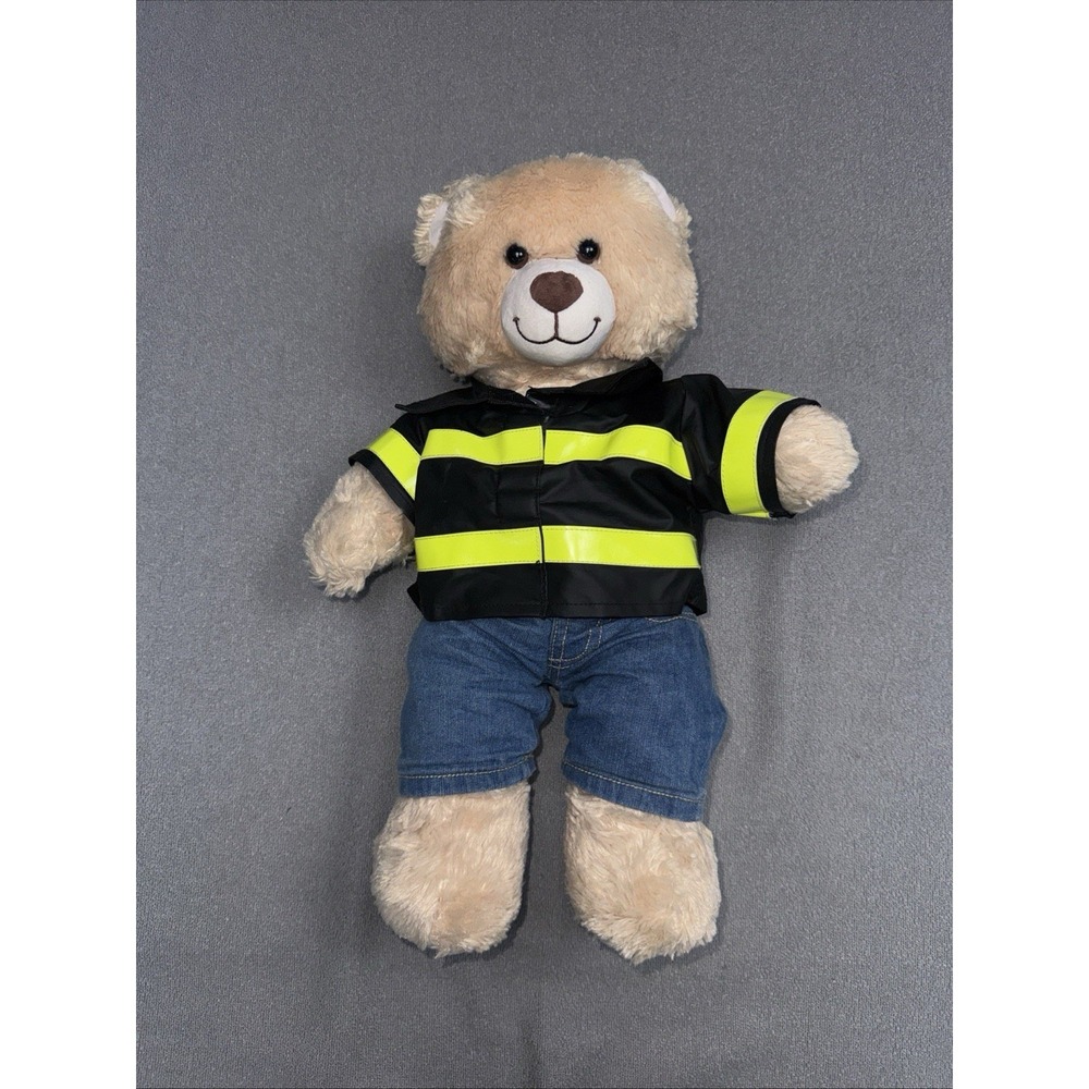 BAB Build a Bear And Outfit Jean Denim Bottoms Neon Top Shirt Stripes Classic